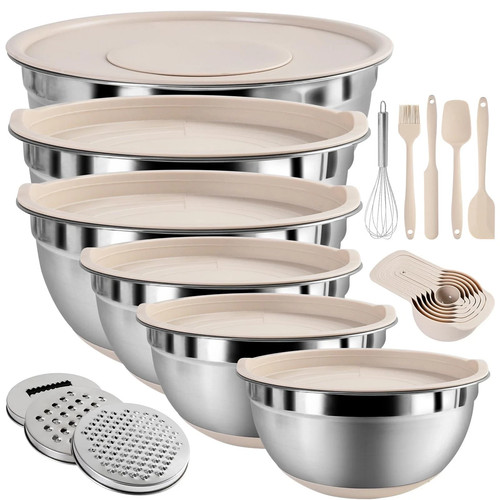 Mixing bowls with airtight - bowls,